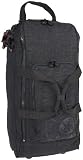Kipling Women's Wonderer Medium Unstructured Wheeled Duffle Platinum Black