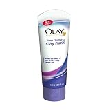 Olay Deep Cleansing Clay Mask, Packaging May Vary, 4-Ounce Tubes (Pack of 3)