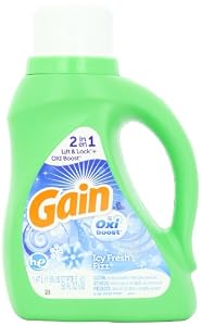 Gain With Oxi Booster Liquid Detergent 26 Loads 50 Fl Oz