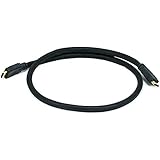 Monoprice Commercial 3ft 24AWG CL2 High Speed HDMI Cable With Ethernet w/ Net Jacket - Black