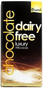 (8 PACK) - Plamil Free From Luxury Chocolate 70% Cocoa | 100 x 12g x | 8 PACK - SUPER SAVER - SAVE MONEY