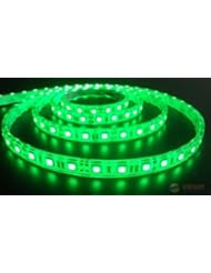 Kitchen: LEDGREELIGHT IP67 20M / 65FT Warm / Cool / Red /Green / Blue 120 Volt High Output LED SMD5050 Flexible Flat LED Strip Rope Light - [Christmas Lighting, Indoor / Outdoor rope lighting, Ceiling Light, kitchen Lighting] [Dimmable] [Ready to use] [7/16 Inch Width X 5/16 Inch Thickness] (Green)