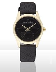 Marcel Wanders Embossed Capitoné Watch with Leather Band