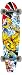 Sporting Goods : Speed Deamons Koi Retro Complete Skateboard