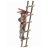 Fleur-De-Lis Coat of Arms Foot Soldier on Ladder