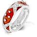 Nvie's Red Enamel Ring