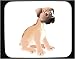 boxer26 - Decorated Mouse Pad with dog boxer pup puppy