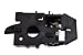 PT Auto Warehouse HY-2335A-FR - Inside Interior Inner Door Handle, Black - Passenger Side Front