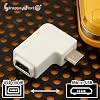 ウィルコム・セレクトUSBminiB⇔MicroUSB変換コネクターホワイトWC-21