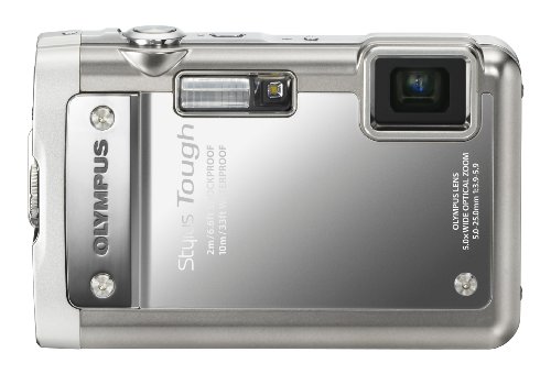 Olympus Stylus Tough 8010 14MP Digital Camera with 5x Wide Angle Zoom and 2.7 inch LCD (Silver)