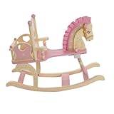 Levels Of Discovery Rock-A-My-Baby Rocking Horse Pink/Cream