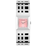 Burberry Women's BU4703 Stainless Steel Pink Dial Watch