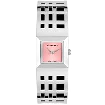Super Save Burberry Women’s Stainless Steel Pink Dial Watch