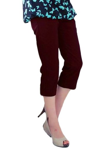 (ゴールドジャパン)Goldjapan クロップドパンツ 7分丈 パンツ 綿パン pants 美脚 ゴム入り ズボン ladies