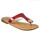 Mossimo® Paris Patent Thong Sandals - Red