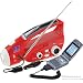 Solar / Hand-Crank Powered Emergency Flashlight, Radio, & Cell Phone Charger