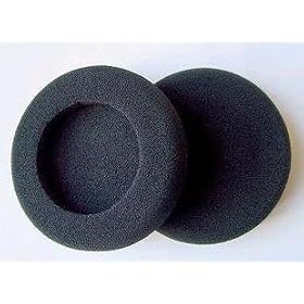 JOOX AUDIO Replacement Foam Earpads 6 PACK for Sennheiser PX100 / PMX100 / PMX 60 II / PMX200 / PX200 / PXC150 / PXC250 / MM 60 IP / Sony MDR 410 / Sony MDR-101 / SONY MDR-110LP / Panasonic / Philips / Skype Also Compatible With Most Other Headphones / Earphones / Headsets (50mm Black)