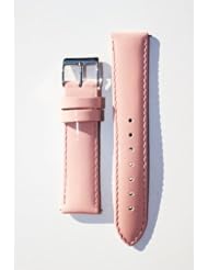 18mm PINK Patent Leather Watchband with Quick Release Pins Michele Style
