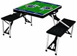 NFL St. Louis Rams Football Field Design Portable Folding Table/Seats, Black
