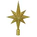 Barcana 12-Inch Shatterproof Gold Northern Star Christmas Tree Topper