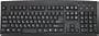 Korean English Wired USB Bilingual Black Computer Keyboard (White English and Korean Letters on Black Keys)