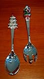 Christmas Serving Set, International Silver.