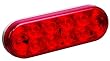 Wesbar LED 6-Inch Oval Tail Light, Grommet Mount, 10-Diode, Red