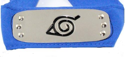Blue Naruto Ninja Leaf Village Head Band-S