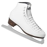 Riedell Black 115 RS Mens Figure Ice Skates