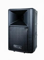 Hisonic Professional 8" Amplified Powered 2-Way PA Speaker, 80 Watts, HS687