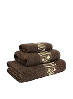 Flor De Algodón Juego De Toallas Vibration (Chocolate)