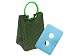 Fit & Fresh Retro Insulated Designer Lunch Bag, Brown/green, 7x6.5x14 Inches