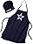 Dallas Cowboys Cooking Apron & Chef Hat, Nfl Barbecue Tailgating Gear