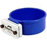 Kennel-Gear 20 oz Plastic Dog or Cat Bowl Kit, Blue