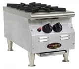 Eagle CLUHP-6-NG 6 Burner Step-Unit Redhots ChefS Line Hot Plate