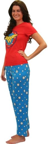 Wonder Woman Superhero Pajama Set for Women