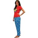 Wonder Woman Superhero Pajama Set for Women