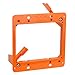 Cmple - Low Voltage 2 Gang Bracket Mount Dual Multipurpose DryWall Mounting Wall Plate