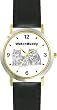 Persian Kittens (SC) CAT - WATCHBUDDY&reg; CLASSIC DELUXE TWO-TONE THEME WATCH - Arabic Numbers-Black Leather Strap-Women's Size-Small