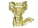14KT ARTFORMED ELEPHANT RING