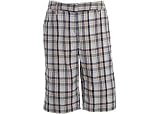 Plus Izod Wildflowers Plaid Bermuda Shorts