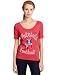 NFL Women's New England Patriots Heather Vintage Thermal Sleeve Athletic Tee
