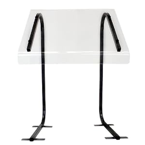 Buffet Enhancements 24 Inch Portable Table Top Sneeze Guard, Black by Buffet Enhancements