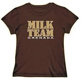 T-Shirt Womens Brown  MILK TEAM Grenada - Military Font ulo no encontrado