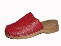 Rieker Gina 65080-33, Damen Clogs & Pantoletten, rot, (rosso 33)