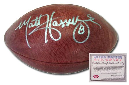 Matt Hasselbeck Seattle Seahawks NFL Hand Signed Football