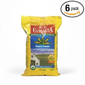De la Estancia Organic Polenta, 1-Pound Bags (Pack of 6)