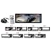 Pyle PLCM105 10.2-Inch TFT LCD Rear View Mirror Monitor with Back-Up Camera