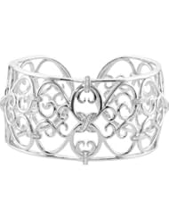 925 Sterling Silver Diamond Cuff Bracelet