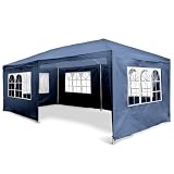 Festzelt Pavillion 3x6 m Partyzelt blau